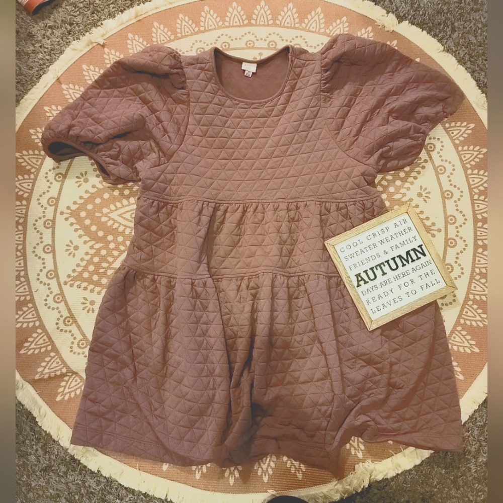 Like new mauve sweater dress size XL